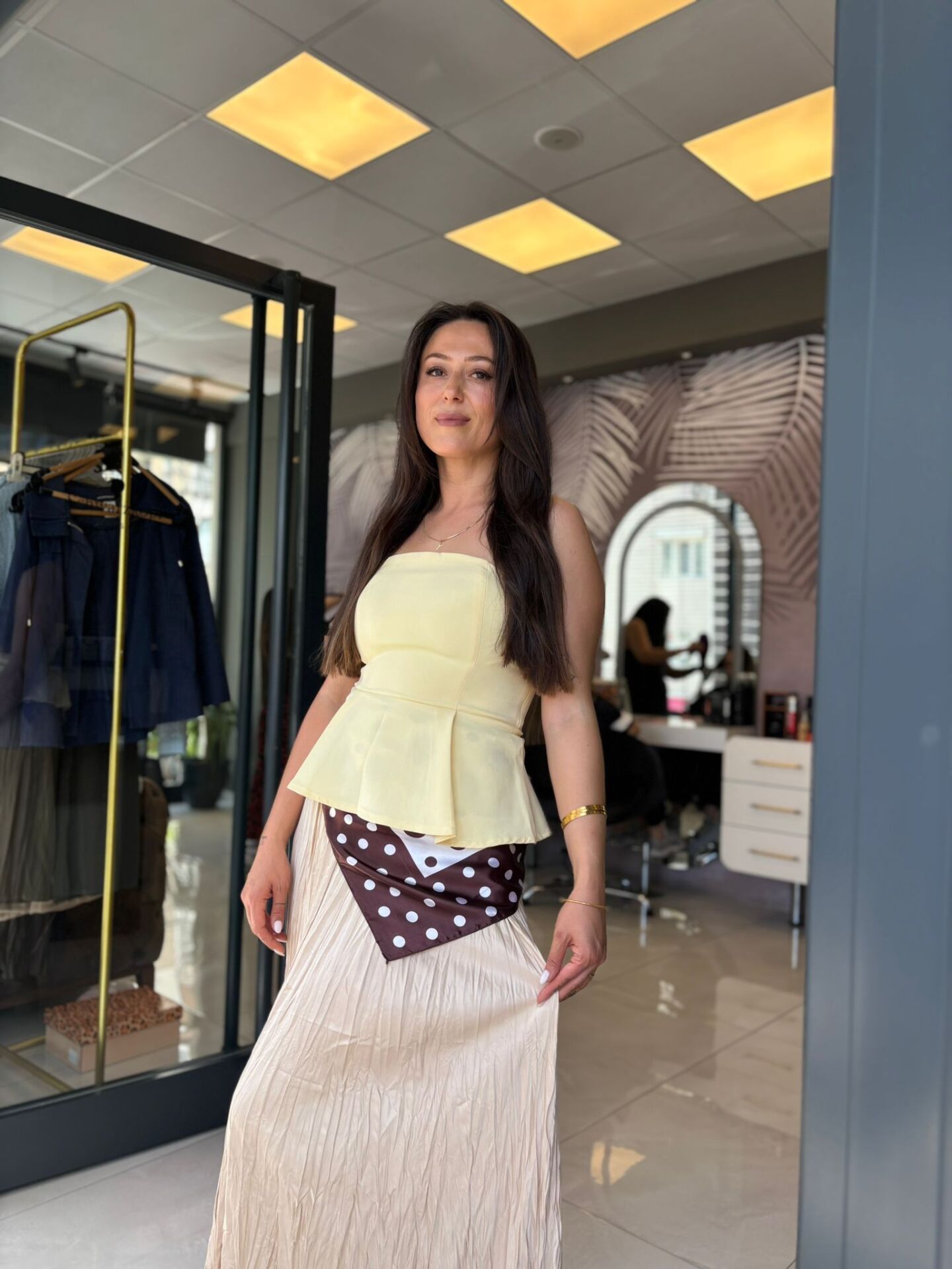 Sarı Straplez Büstiyer