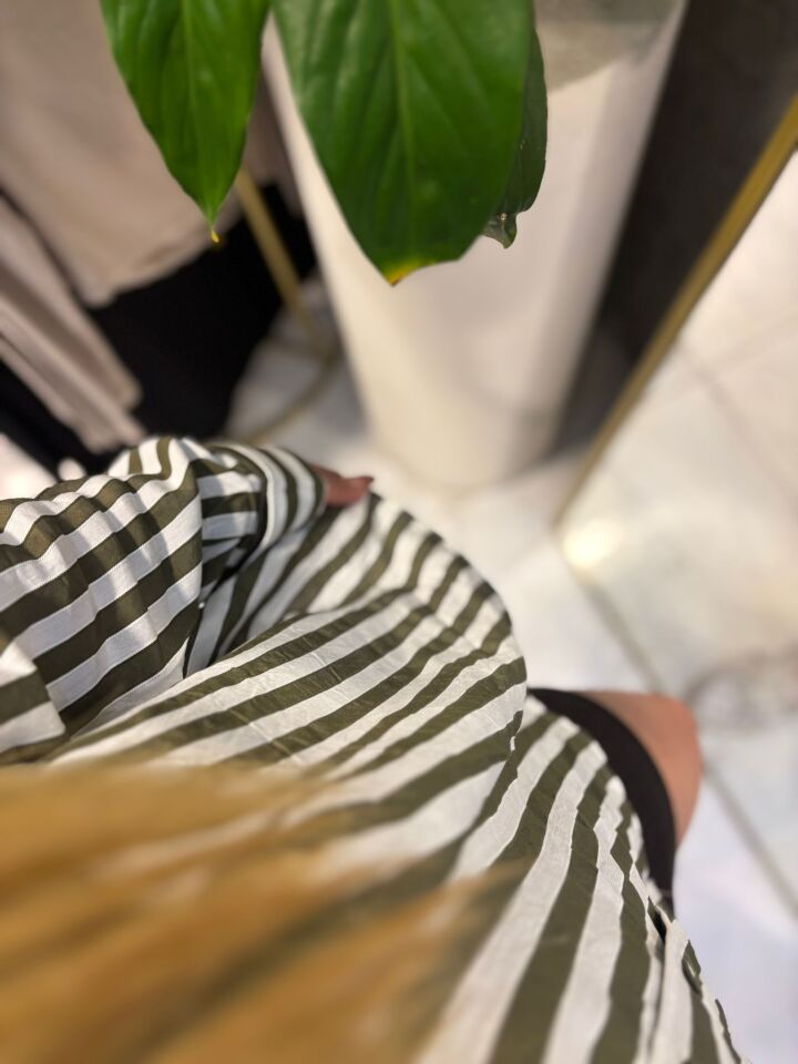 Yeşil Çizgili Gömlek