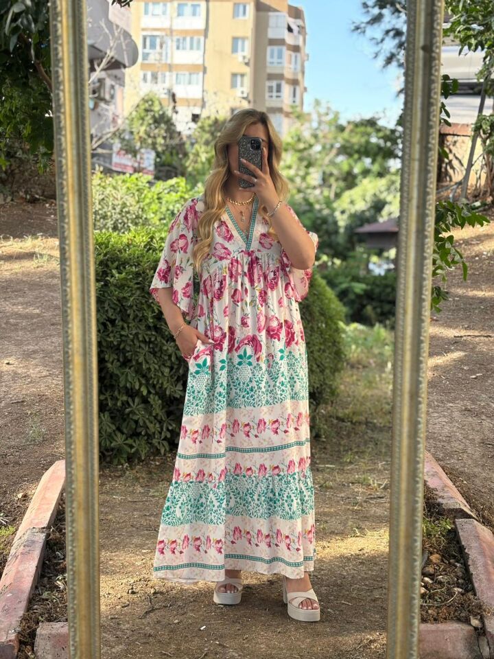 Flora Maxi Elbise
