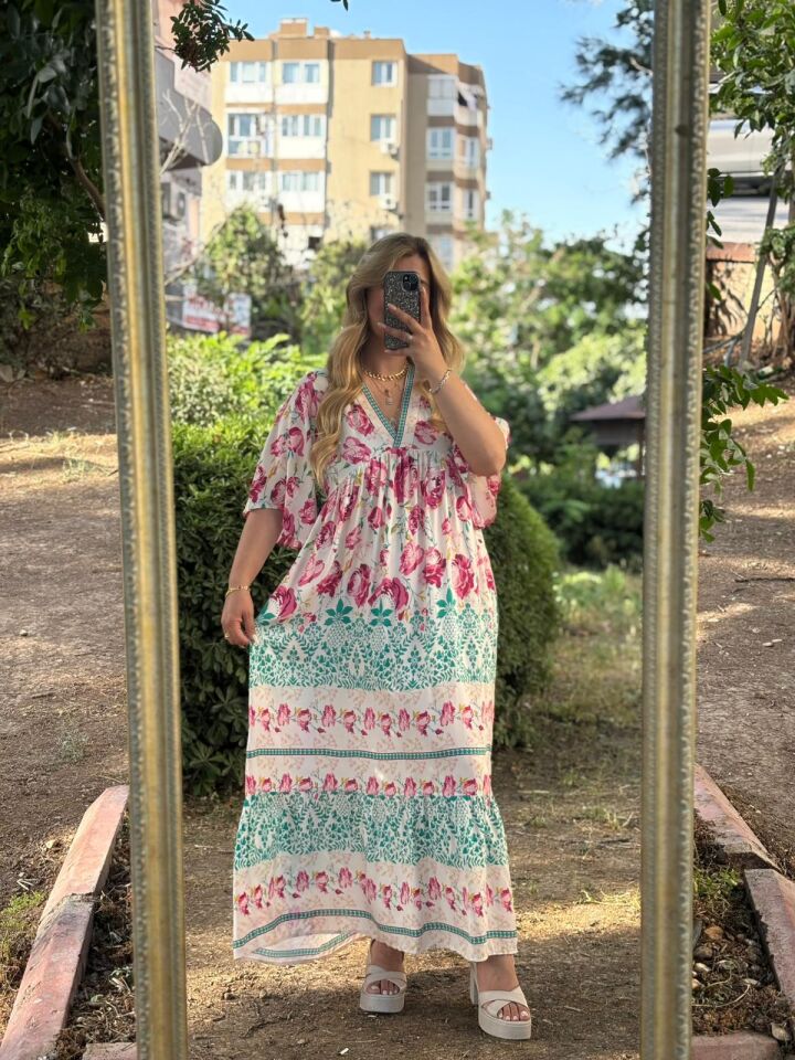 Flora Maxi Elbise