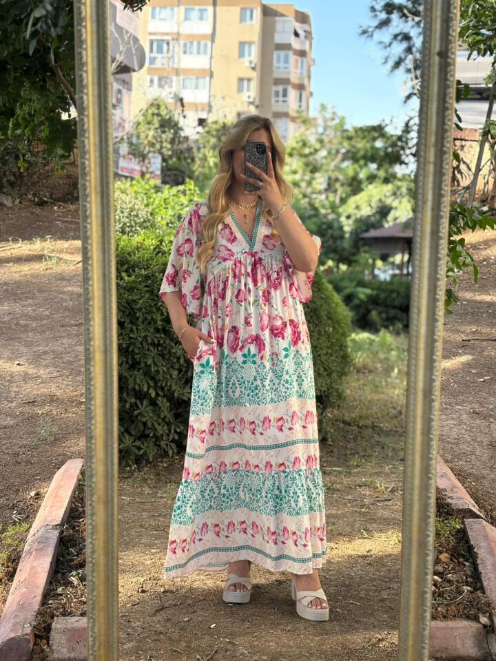 Flora Maxi Elbise