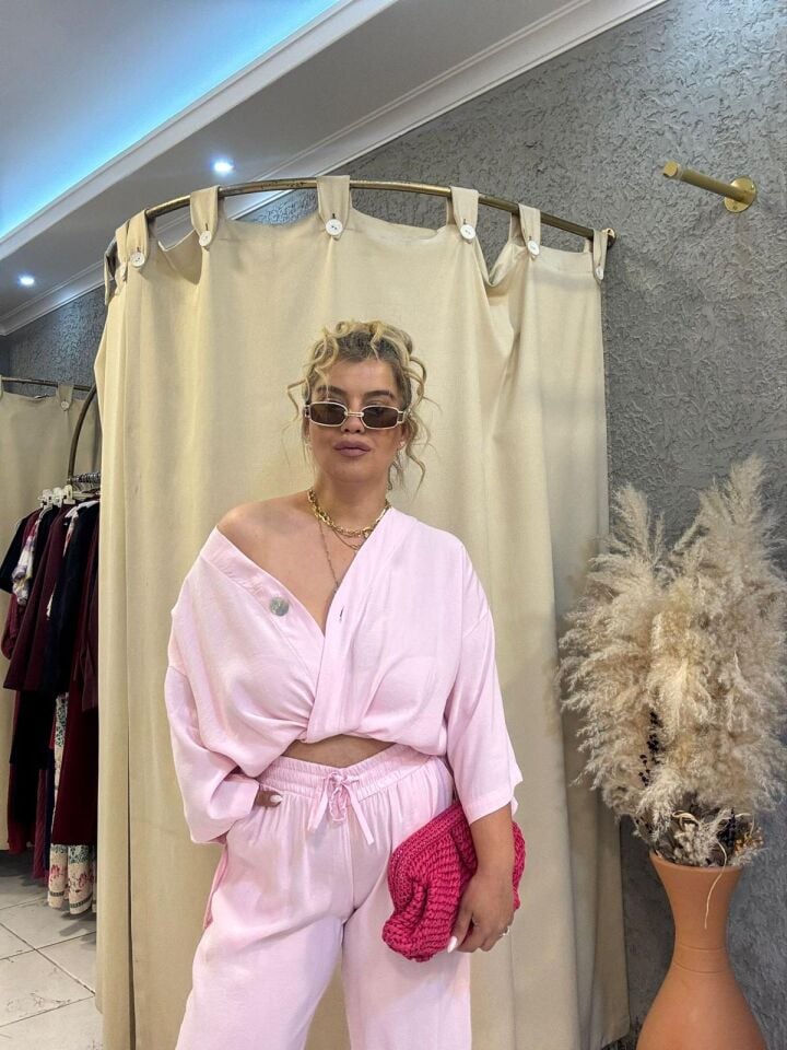 Pembe Tensel Takım