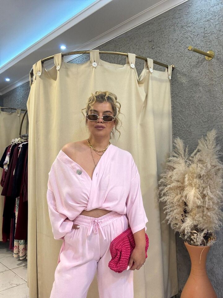 Pembe Tensel Takım