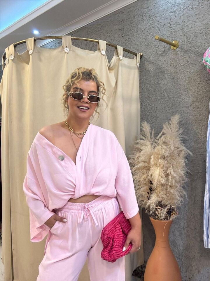 Pembe Tensel Takım