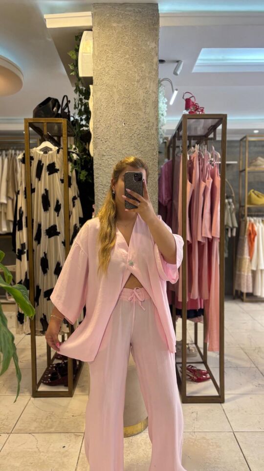 Pembe Tensel Takım